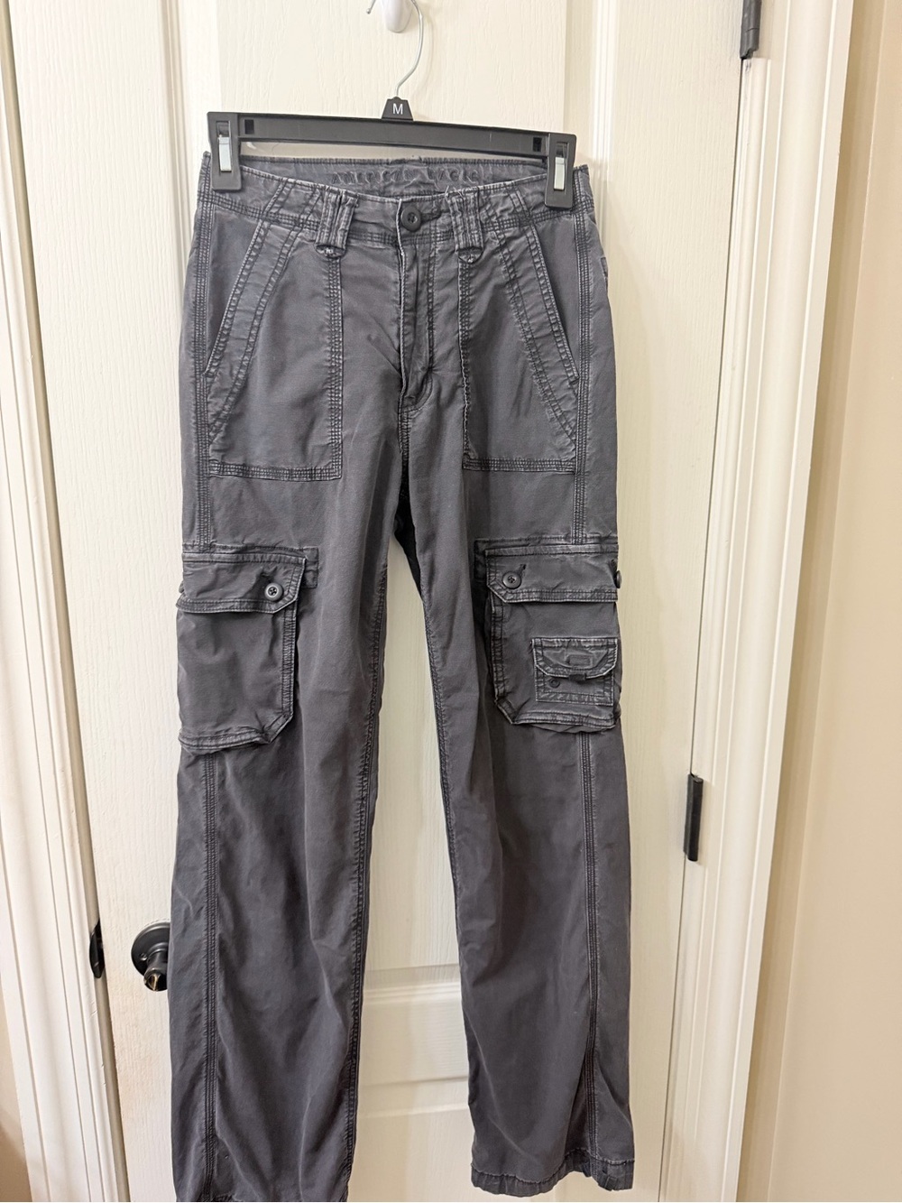 American Eagle Outfitters Charcoal Gray Cargo Pants